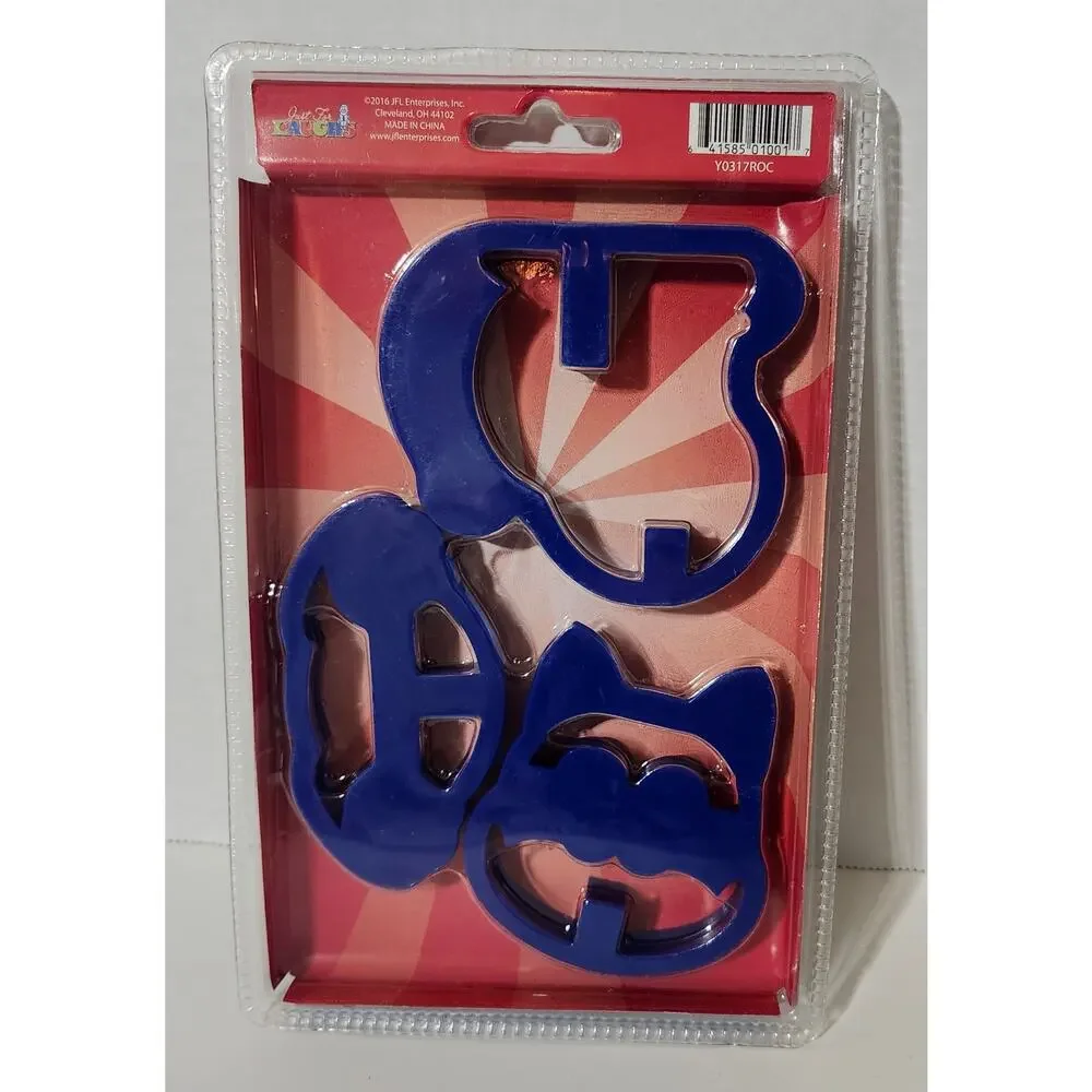 3D Cookie Cutters Lot of 3 Cat Dog Goldfish Bake Giant Cookie New Sealed